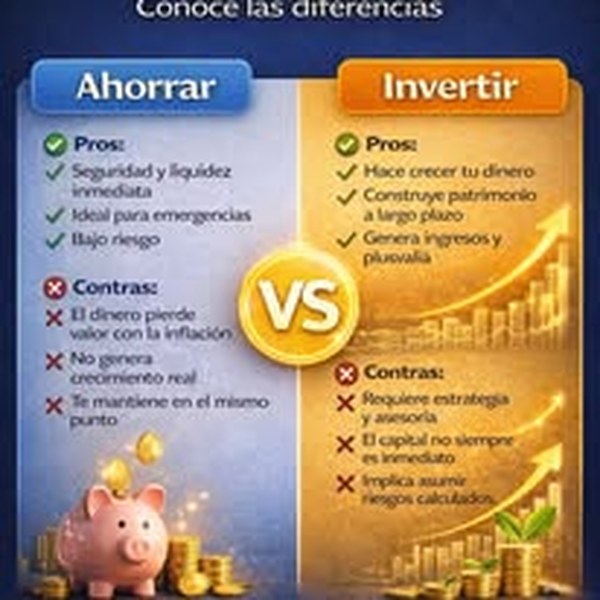 Ahorrar o invertir